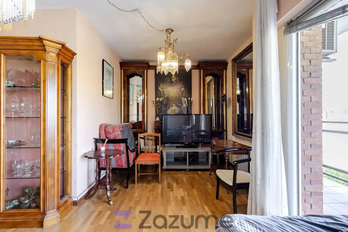Wohnzimmer von Wohnung zur Miete in Madrid mit Klimaanlage, Heizung und Terrasse
