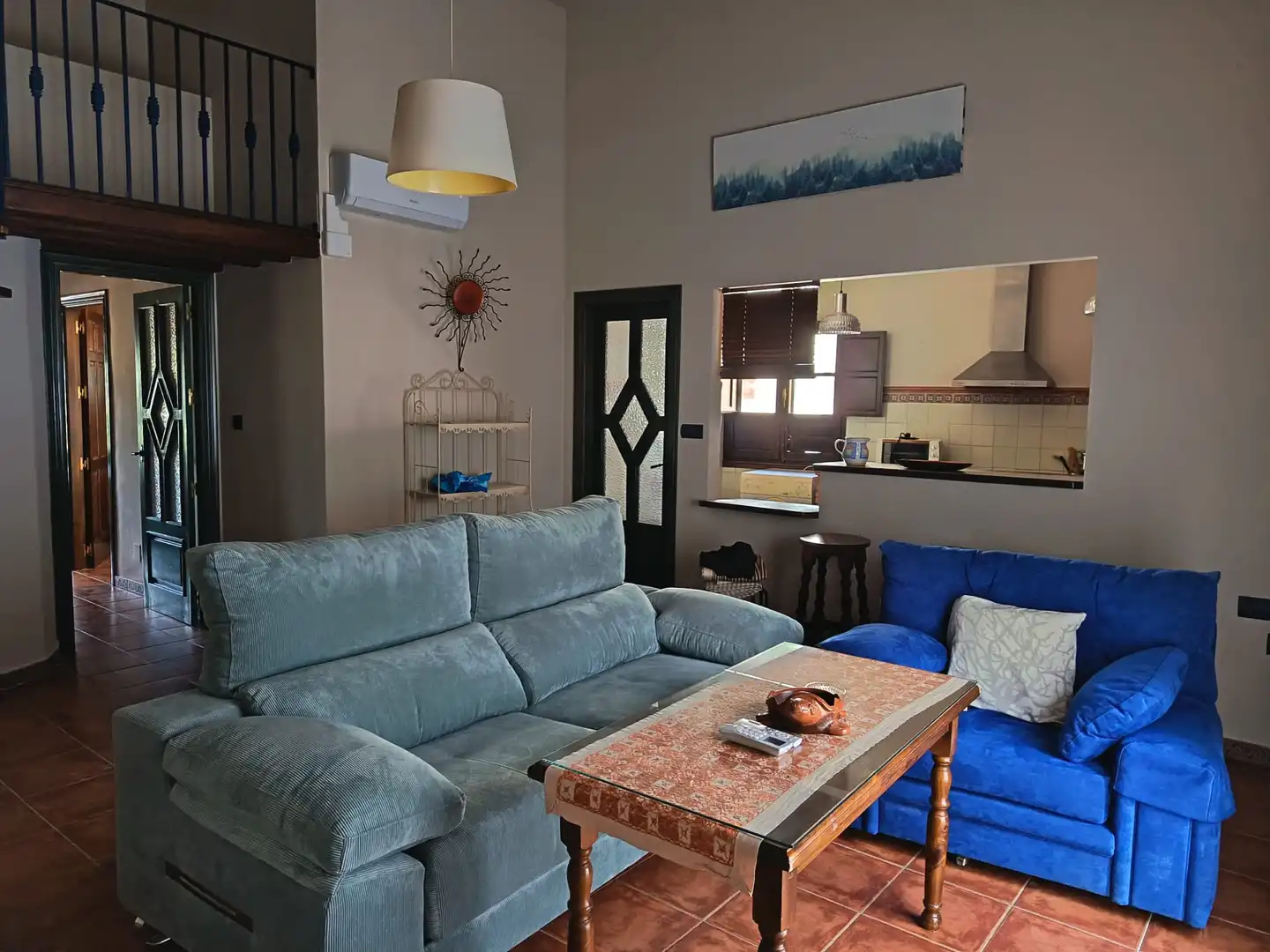 Living room of Flat for rent in Ronda  with Air Conditioner, Heating and Furnished