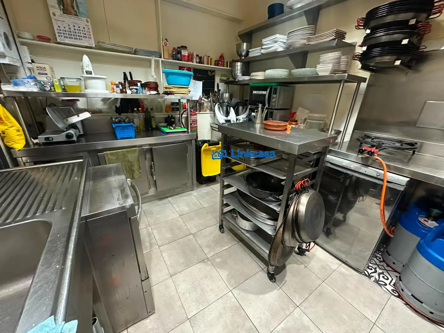 Cocina de Local en traspaso en Madrid con Aire acondicionado y Amueblado