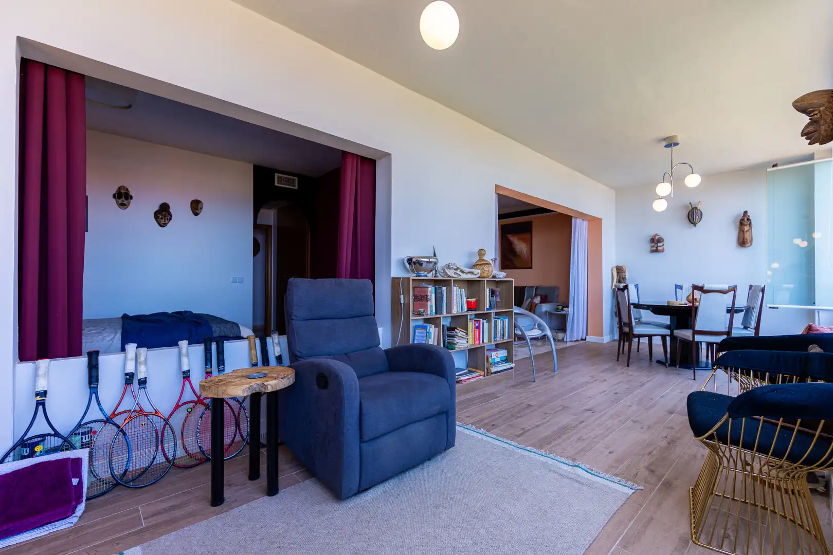 Sala de estar de Apartamento en venta en Mijas con Aire acondicionado, Terraza y Piscina