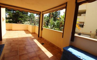 Garden of Flat for sale in Roquetas de Mar  with Air Conditioner, Private garden and Terrace