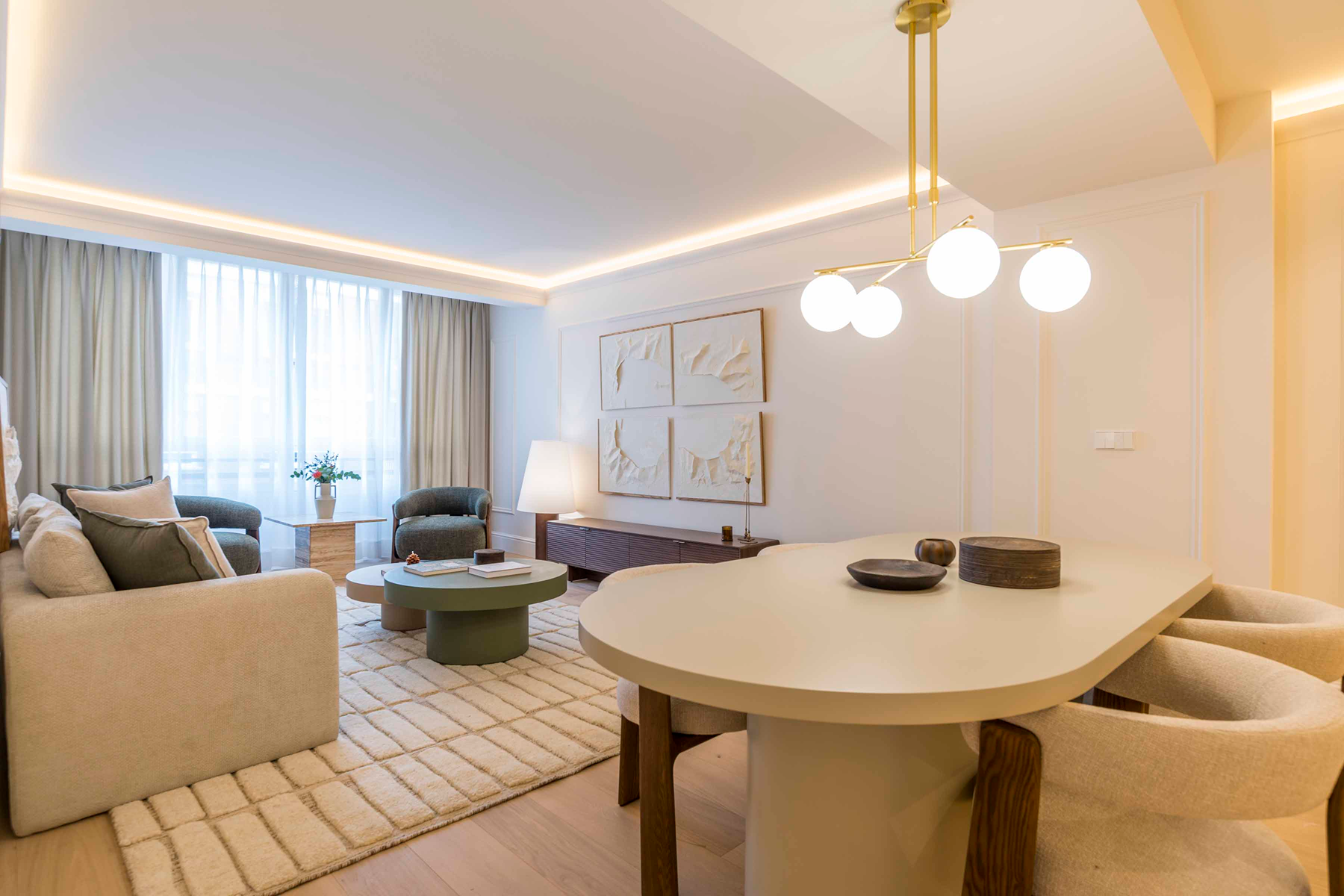 Living room of Apartment for sale in  Madrid Capital  with Air Conditioner and Terrace