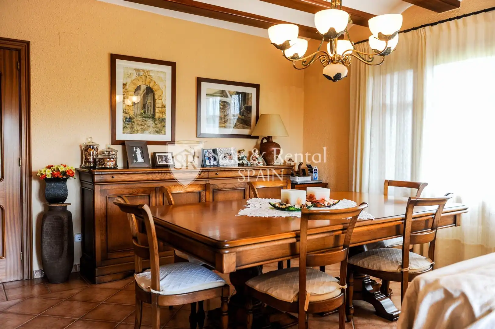 Comedor de Casa o chalet en venta en Blanes con Calefacción, Jardín privado y Terraza