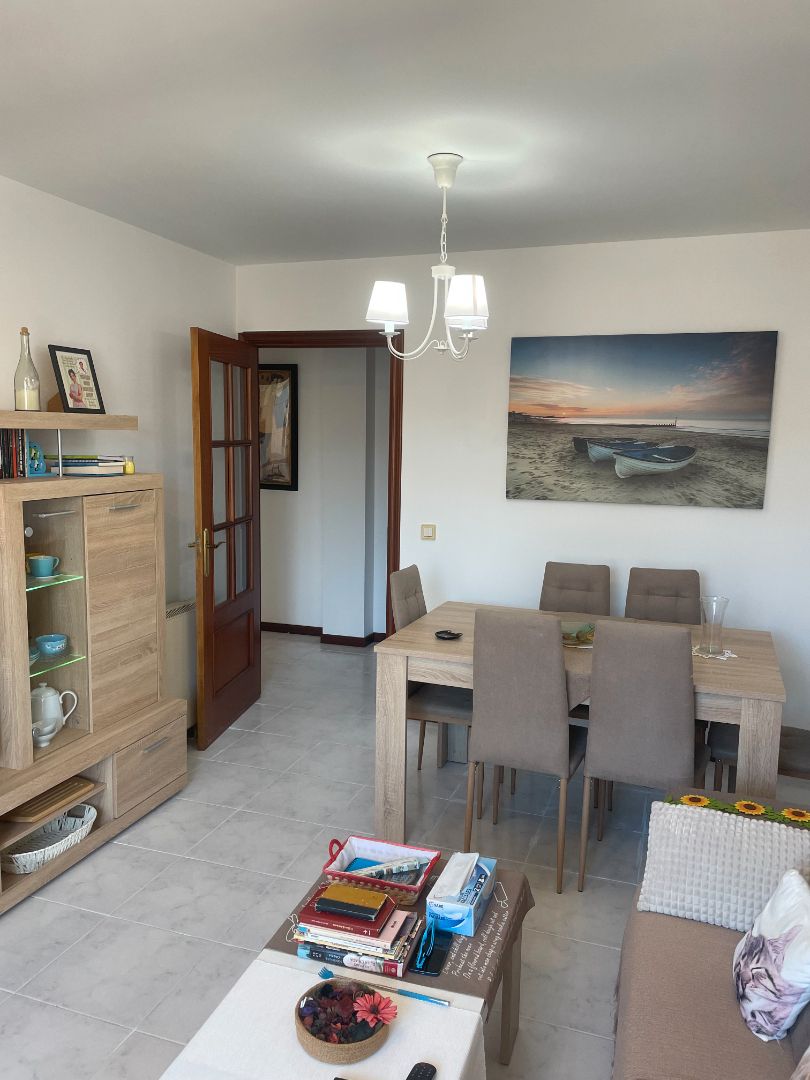 Dining room of Flat for sale in Cangas   with Heating, Storage room and Furnished