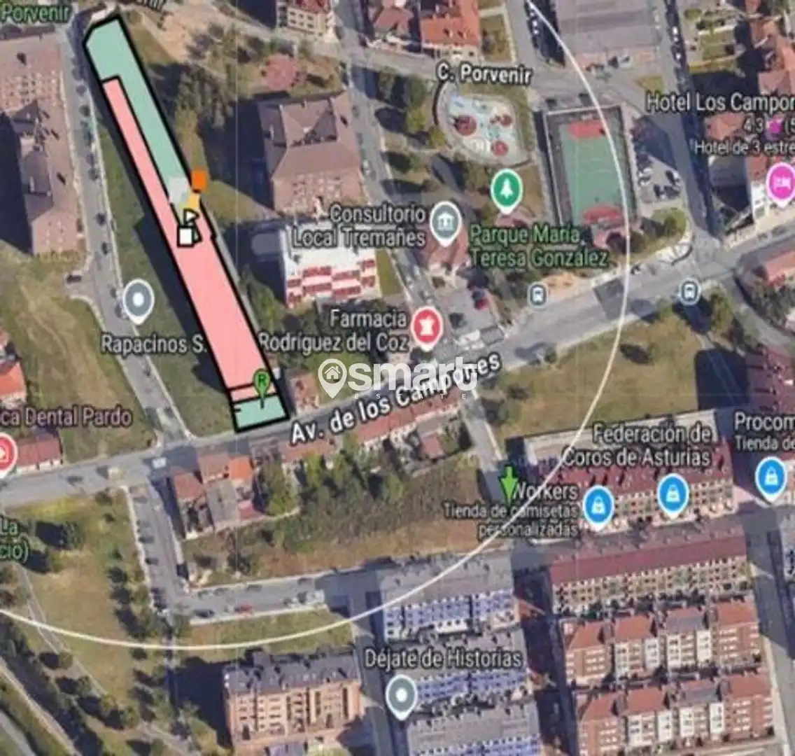 Vista exterior de Terreno en venta en Gijón 