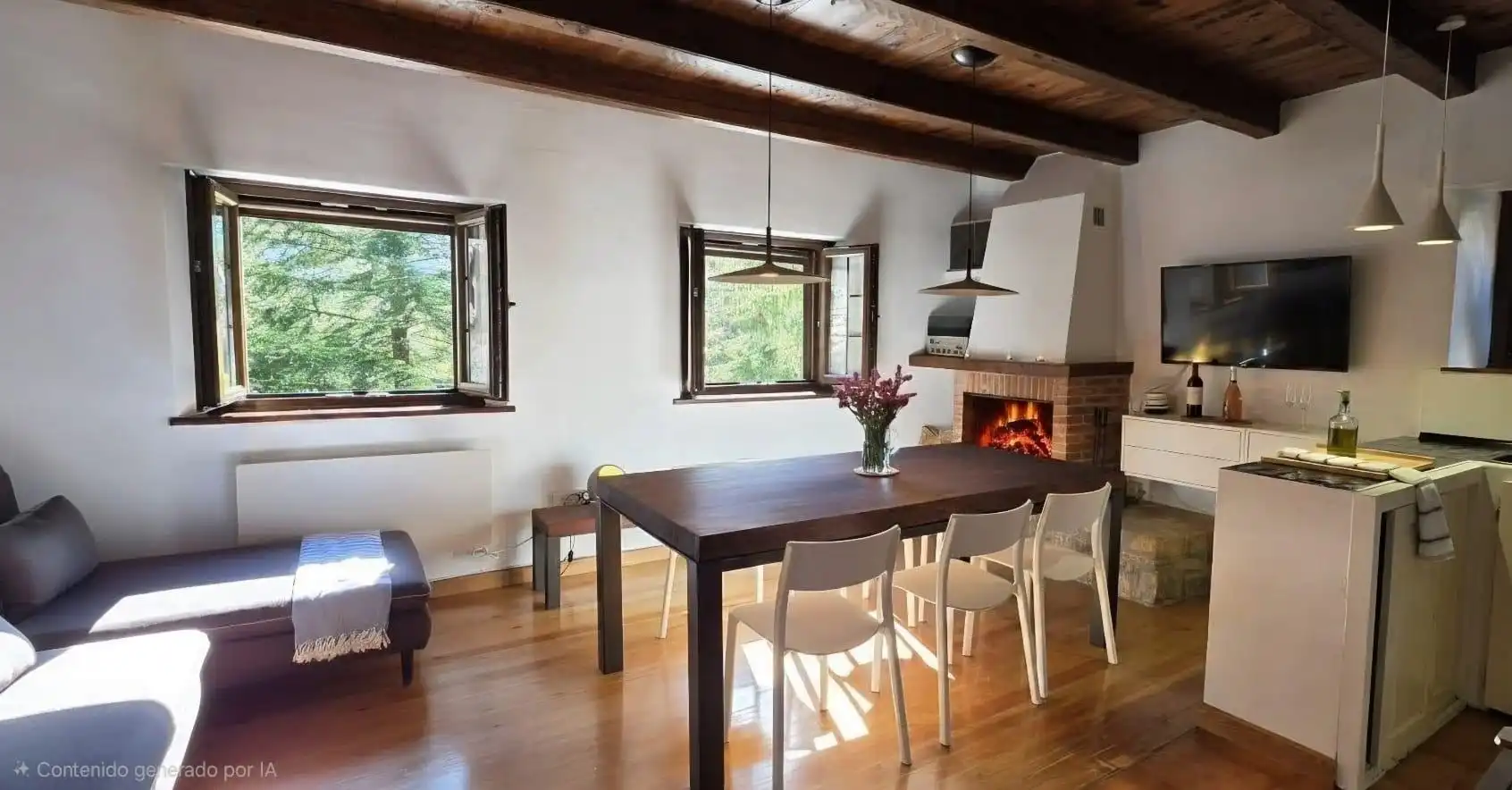 Comedor de Piso en venta en Sahún con Calefacción, Trastero y Amueblado