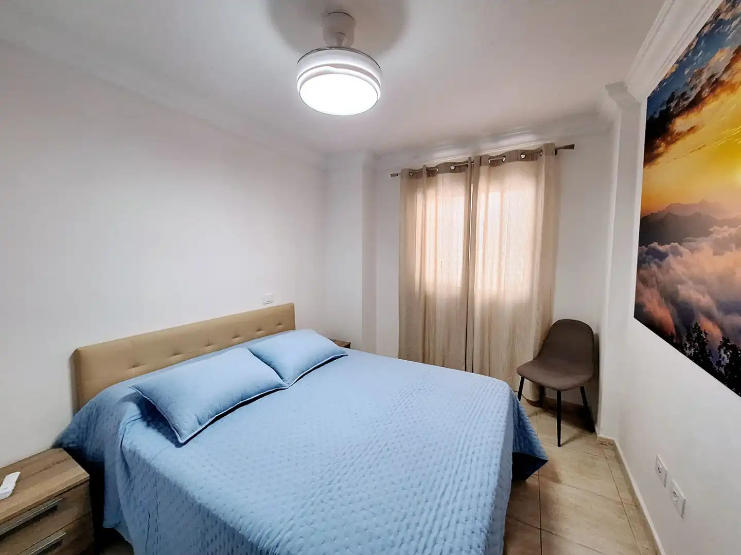 Schlafzimmer von Wohnungen zur Miete in Las Palmas de Gran Canaria mit Möbliert, Waschmaschine und Mikrowelle