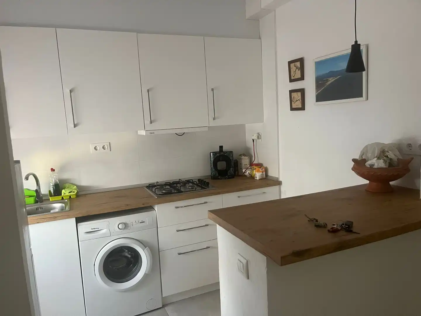 Cocina de Apartamento de alquiler en Tarifa con Amueblado