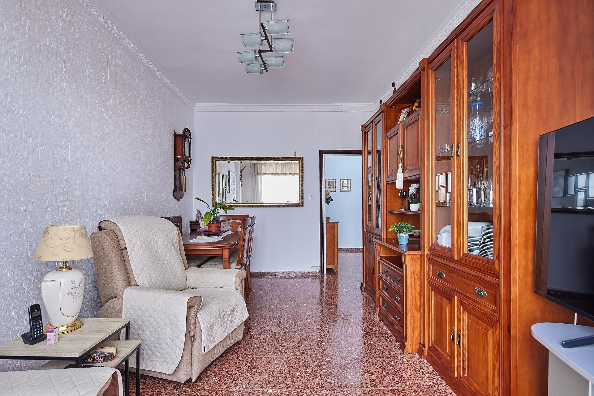 Sala d'estar de Pis en venda en  Cádiz Capital