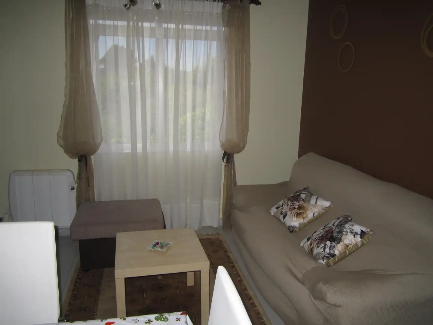 Living room of Flat for rent in Ferrol  with Heating, Furnished and Washing machine