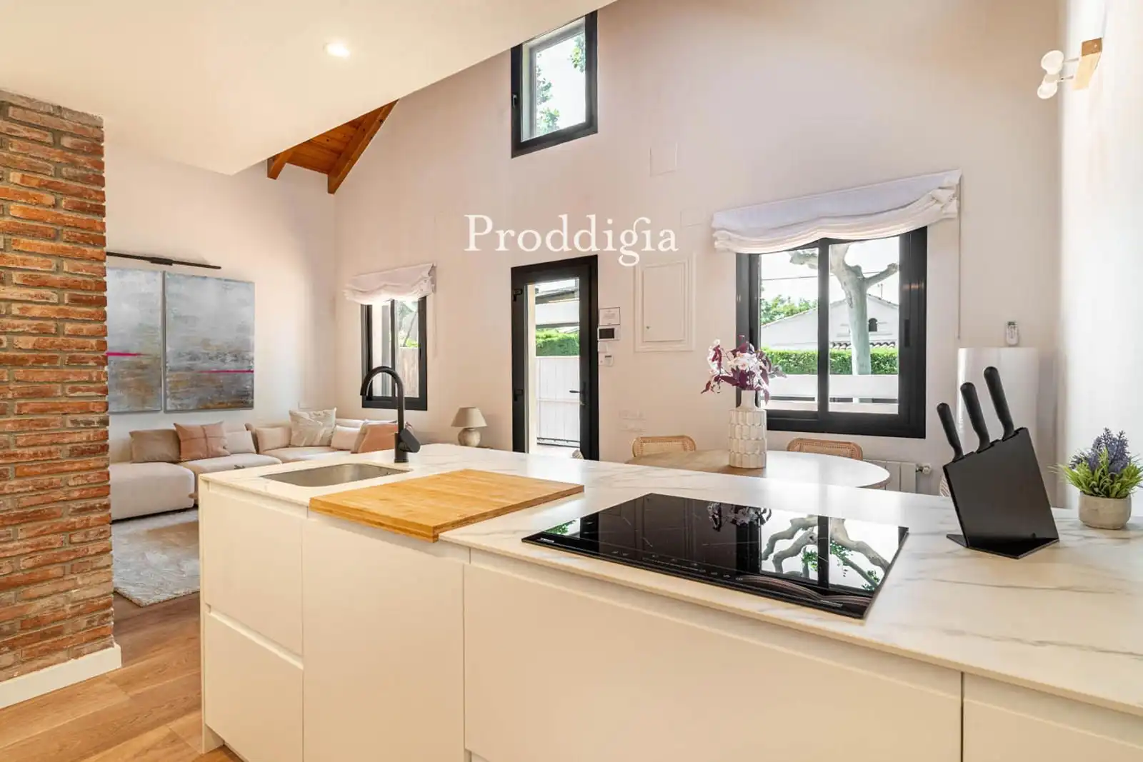 Kitchen of Houses for rent in Sant Cugat del Vallès  with Air Conditioner, Swimming Pool and Alarm