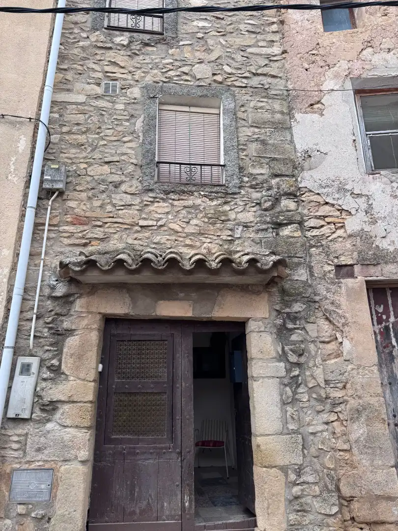 Vista exterior de Casa adosada en venda en Blancafort amb Terrassa, Moblat i Forn