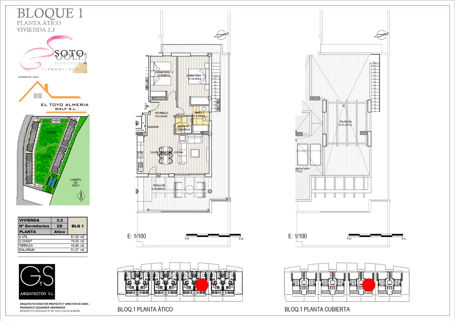Attic for sale in Almería  with Parquet flooring, Terrace and Oven