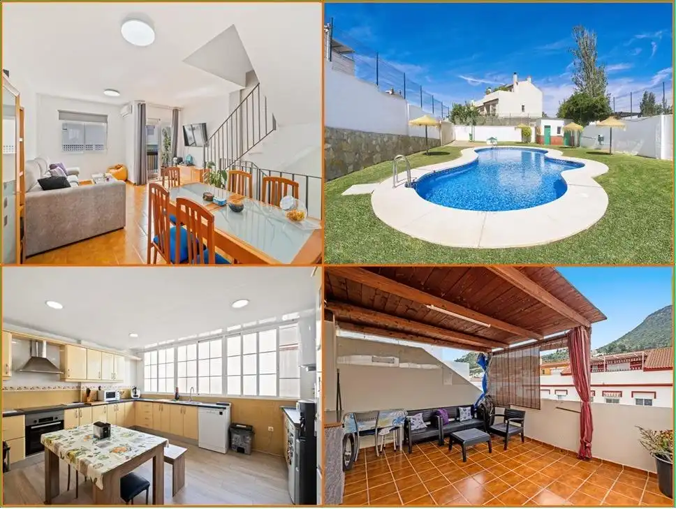 Vista exterior de Casa adosada en venta en Cártama con Aire acondicionado, Terraza y Trastero