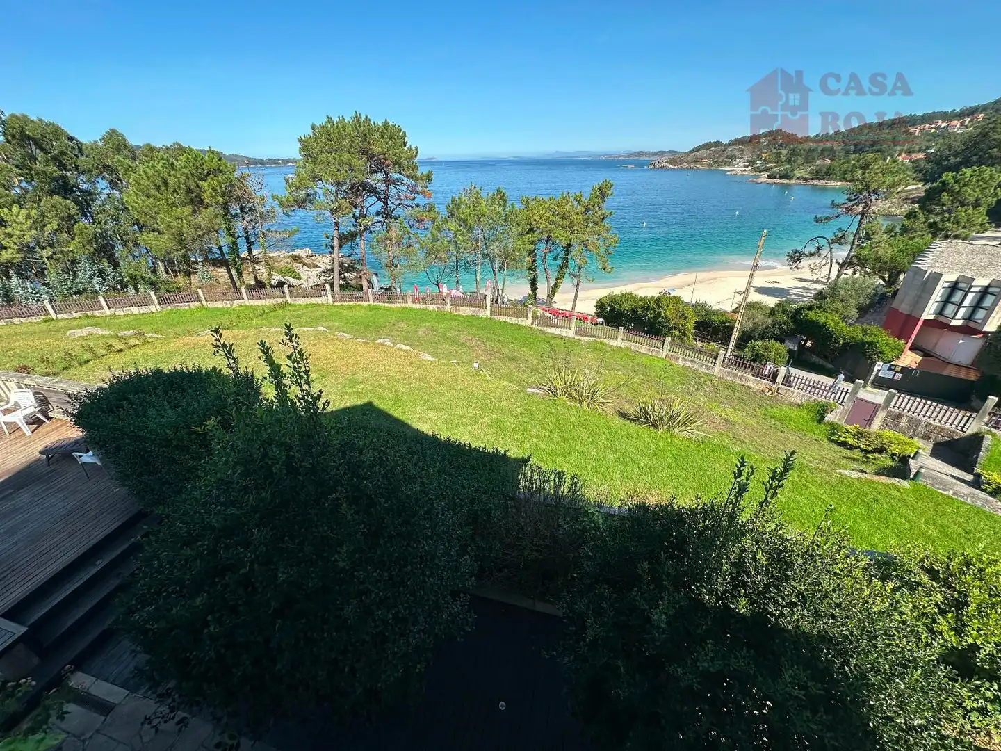 Garden of Houses for sale in Cangas   with Air Conditioner, Heating and Terrace