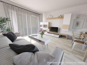 Living room of Flat for sale in  Barcelona Capital  with Terrace and Balcony