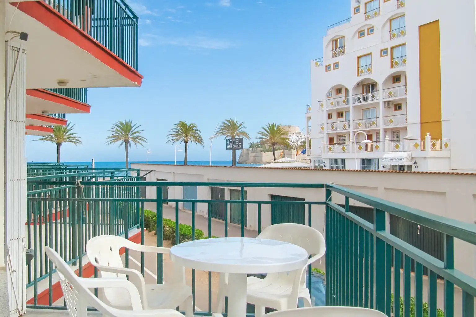 Terrace of Apartments for rent in Peñíscola / Peníscola  with Air Conditioner, Heating and Terrace