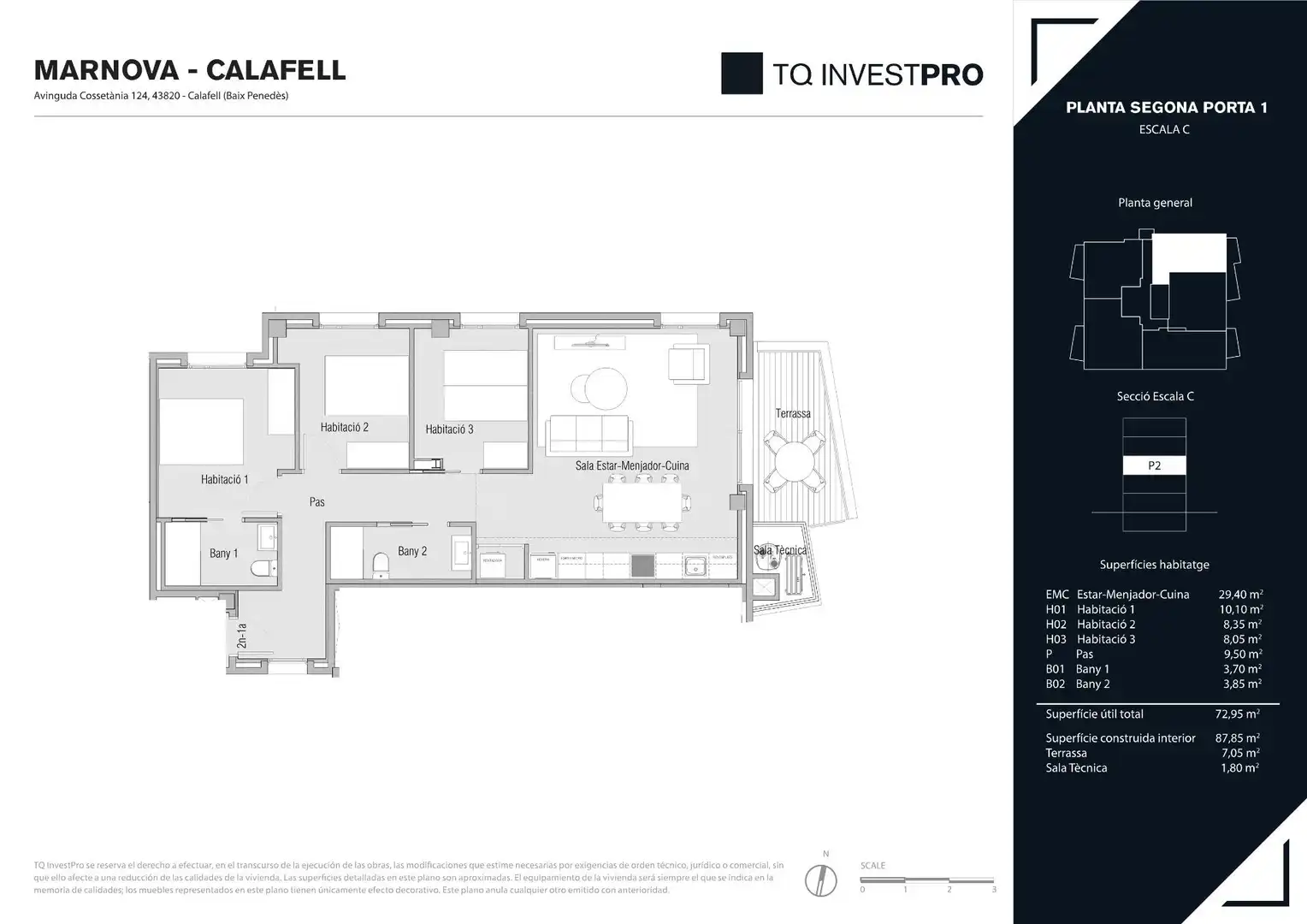 Exterior view of Flat for sale in Calafell  with Air Conditioner, Heating and Private garden
