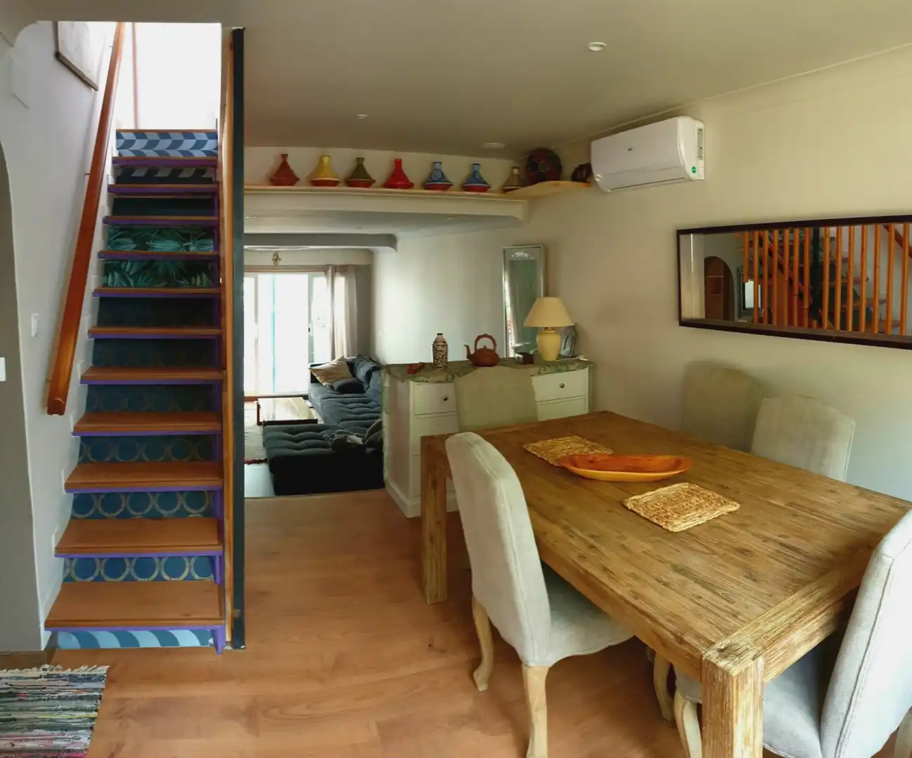 Dining room of Houses for sale in Calpe / Calp  with Air Conditioner, Heating and Private garden