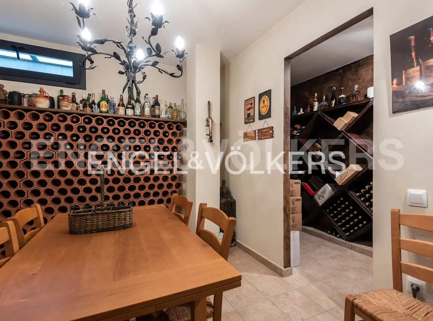 Dining room of Houses for sale in Sant Cugat del Vallès  with Air Conditioner, Heating and Private garden