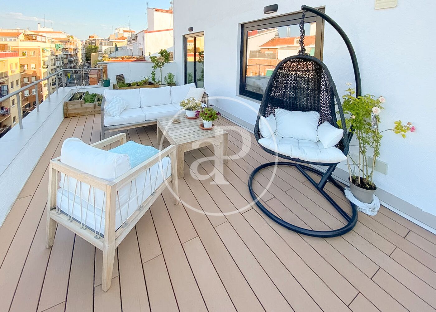 Terrace of Flat for sale in  Madrid Capital  with Air Conditioner, Heating and Terrace