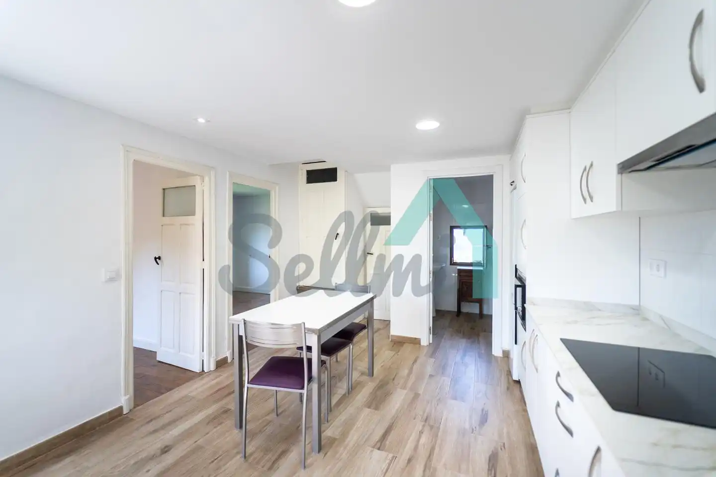 Cocina de Casa o chalet en venta en Laviana con Jardín privado, Parquet y Terraza