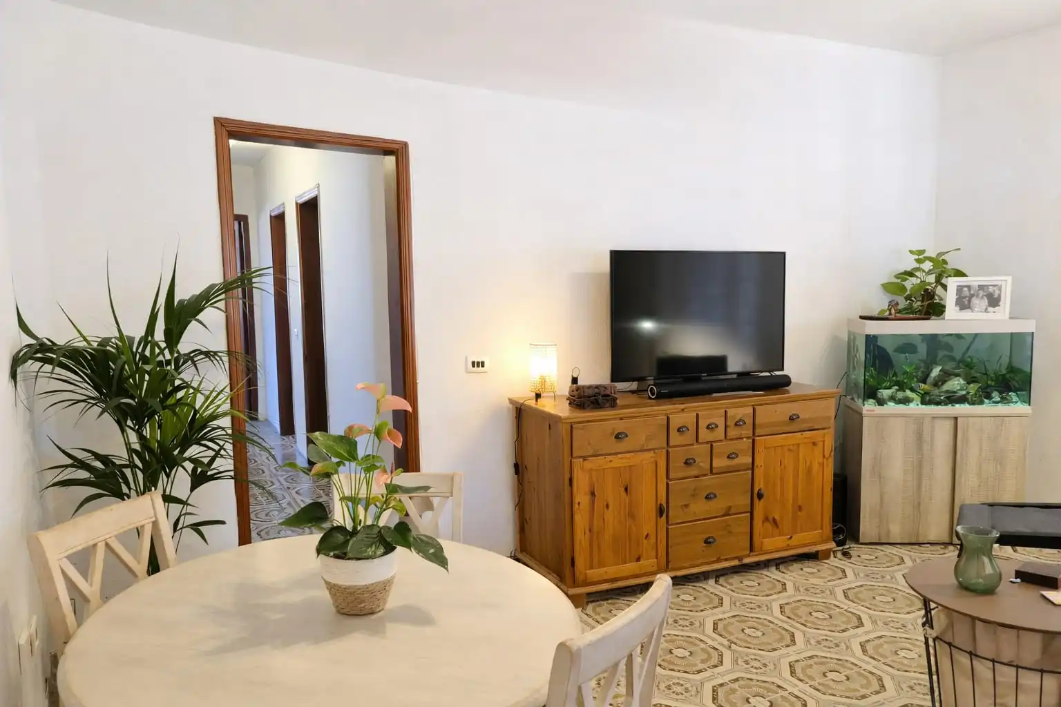 Sala d'estar de Casa adosada en venda en Candelaria amb Aire condicionat, Terrassa i Forn