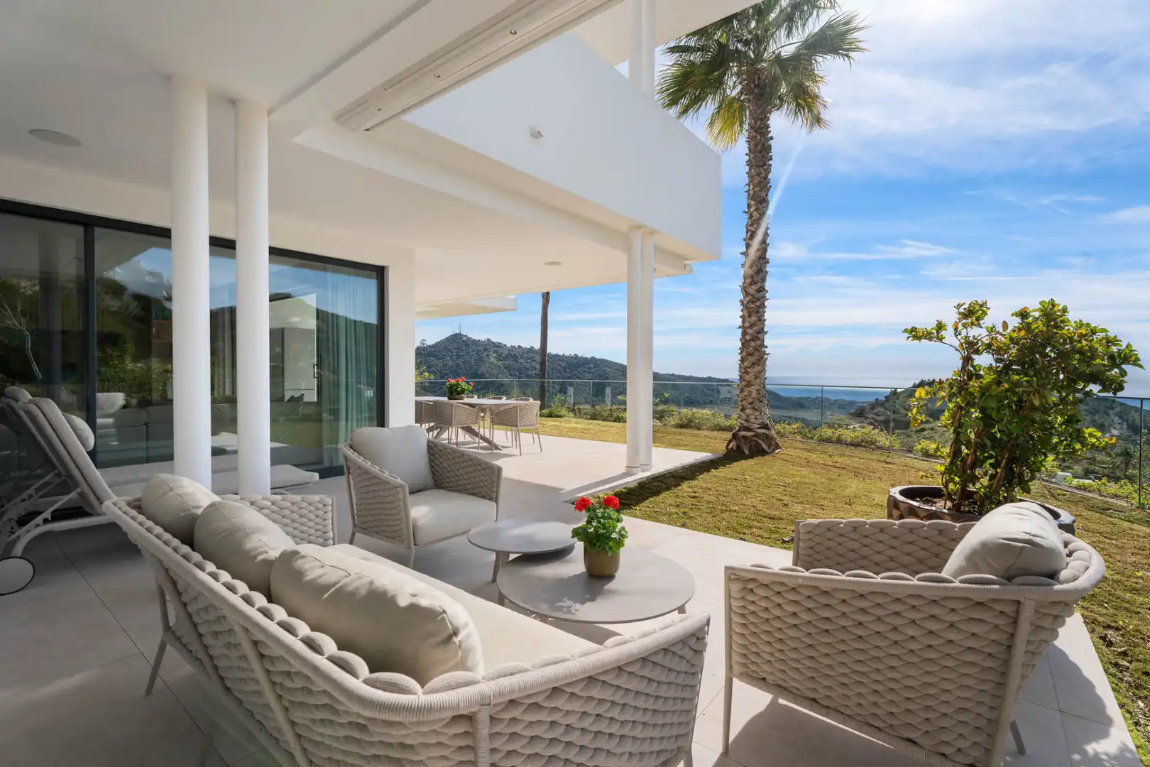 Terraza de Planta baja en venta en Ojén con Aire acondicionado, Jardín privado y Terraza