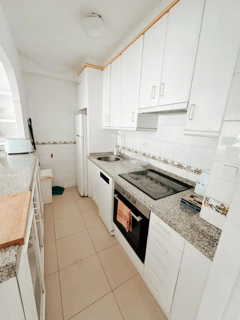 Cocina de Piso de alquiler en Alicante / Alacant con Terraza y Amueblado