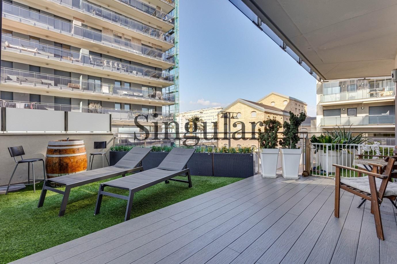 Terrassa de Pis en venda en Badalona amb Calefacció, Jardí privat i Parquet