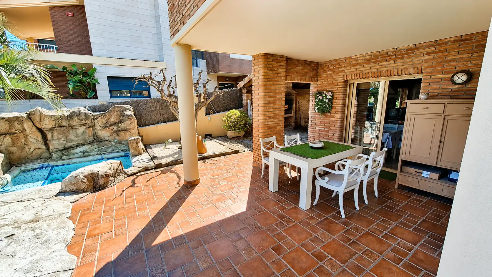 Terrassa de Casa o xalet en venda en Calafell amb Calefacció i Jardí privat