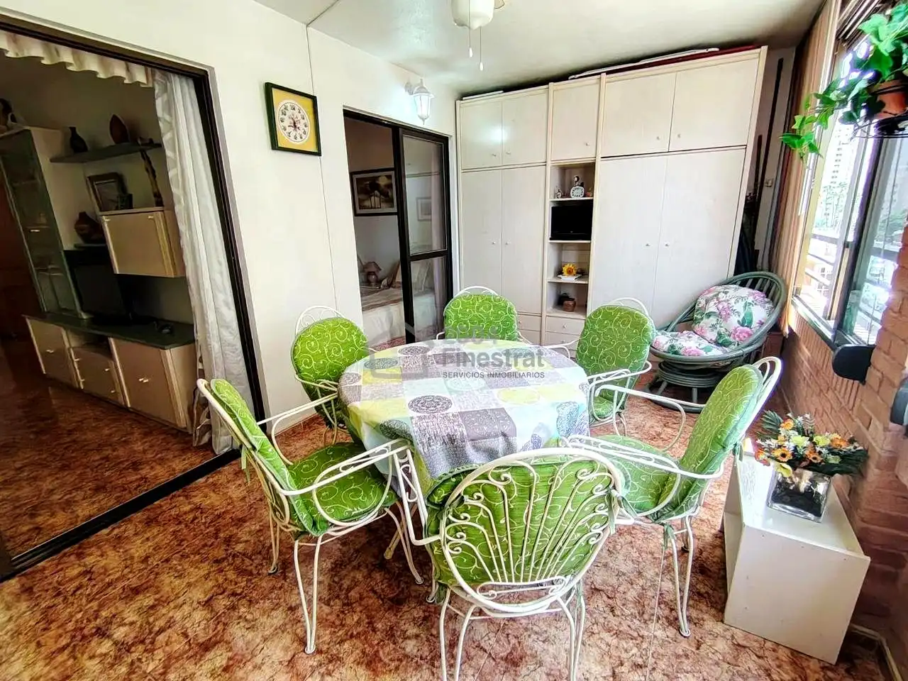 Dining room of Flat for sale in Finestrat  with Air Conditioner, Terrace and Swimming Pool
