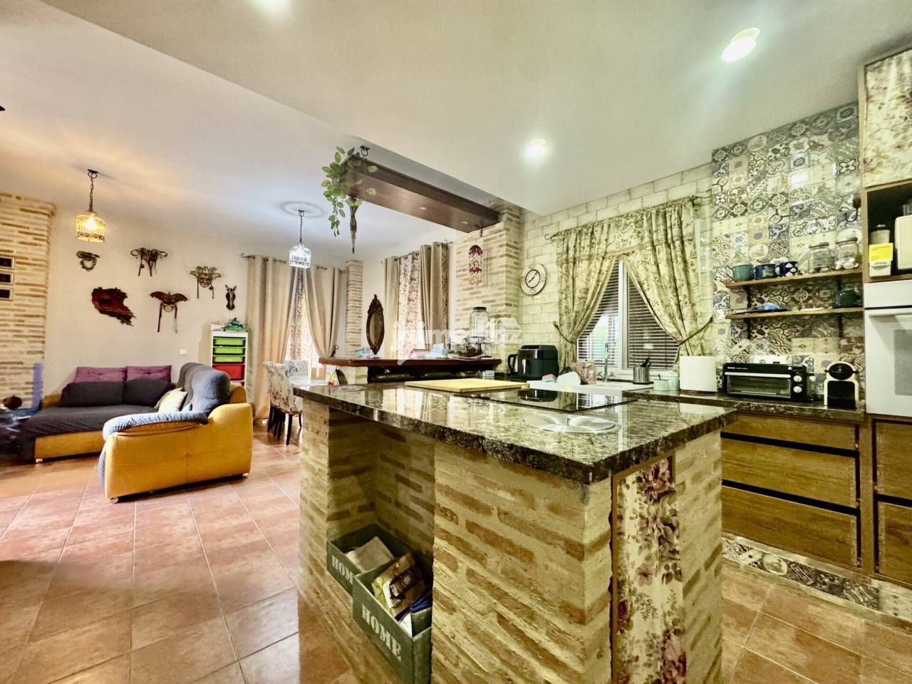 Kitchen of Flat for sale in Burguillos  with Air Conditioner and Private garden