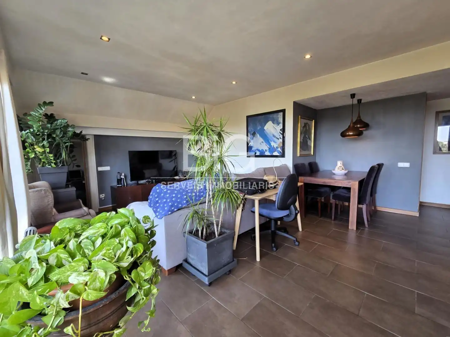 Sala d'estar de Casa o xalet en venda en Mataró amb Calefacció, Jardí privat i Terrassa