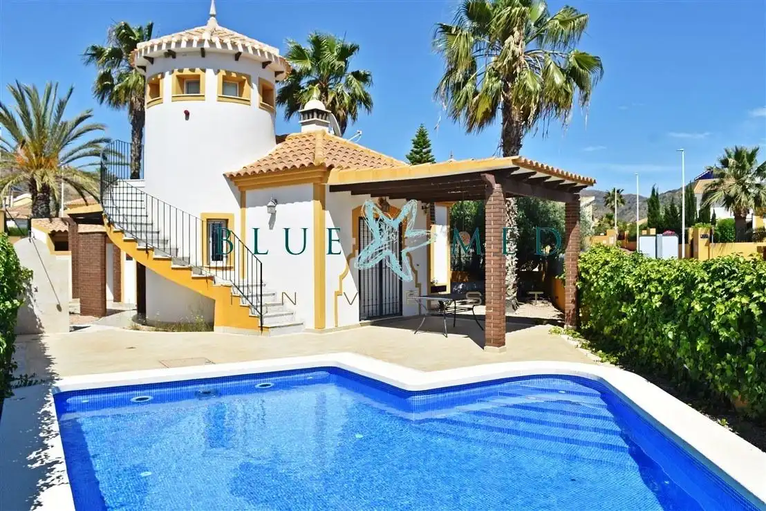 Vista exterior de Casa o chalet en venta en Mazarrón con Aire acondicionado, Calefacción y Jardín privado