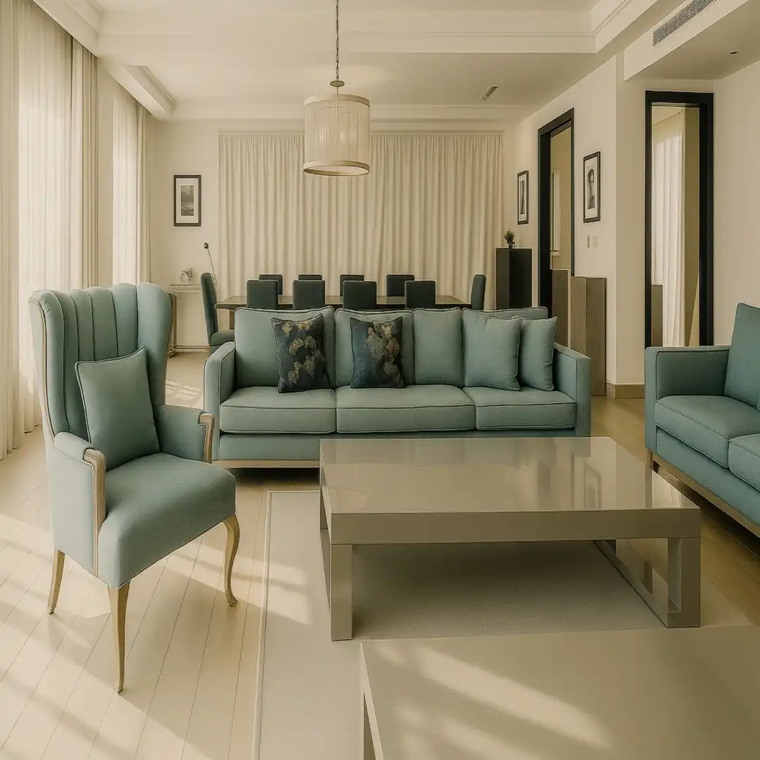 Sala d'estar de Casa o xalet en venda en Marbella amb Aire condicionat, Jardí privat i Parquet