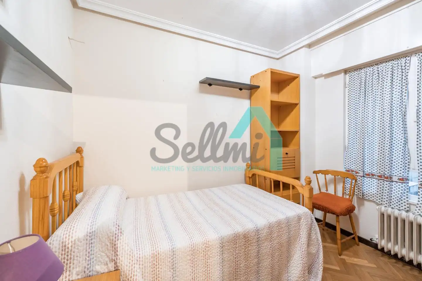 Schlafzimmer von Wohnung zum Verkauf in Gijón  mit Heizung und Parkett