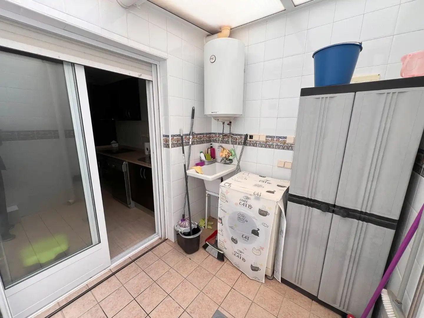 Cocina de Casa adosada en venta en Pilar de la Horadada con Aire acondicionado, Calefacción y Terraza