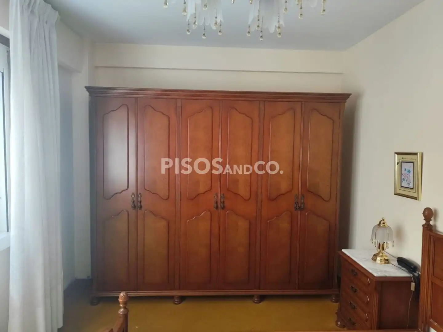 Bedroom of Flat for sale in A Coruña Capital   with Furnished