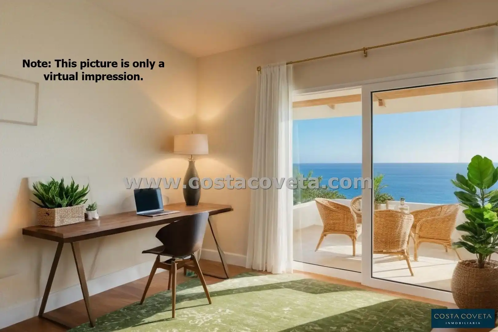 Bedroom of Houses for sale in El Campello  with Air Conditioner, Private garden and Terrace