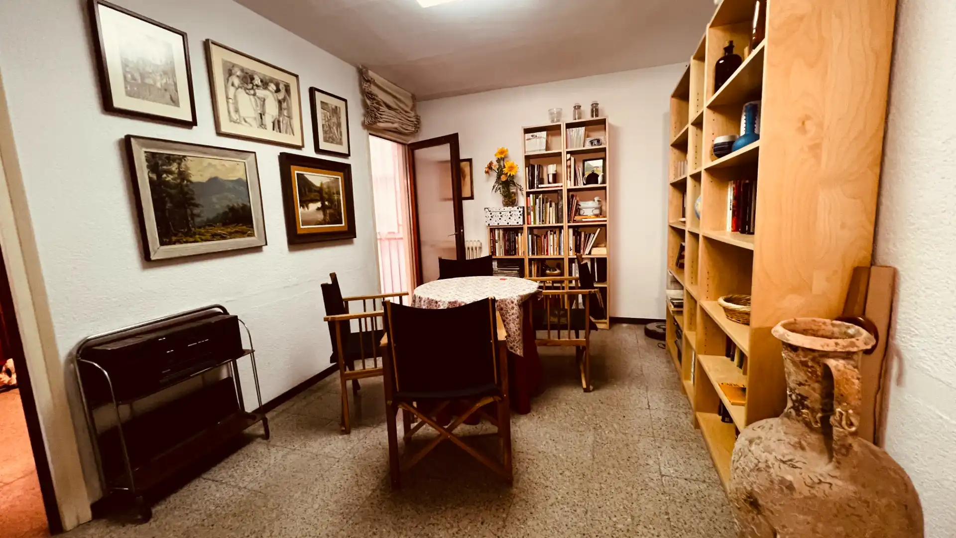 Sala d'estar de Pis en venda en Girona amb Aire condicionat, Calefacció i Terrassa