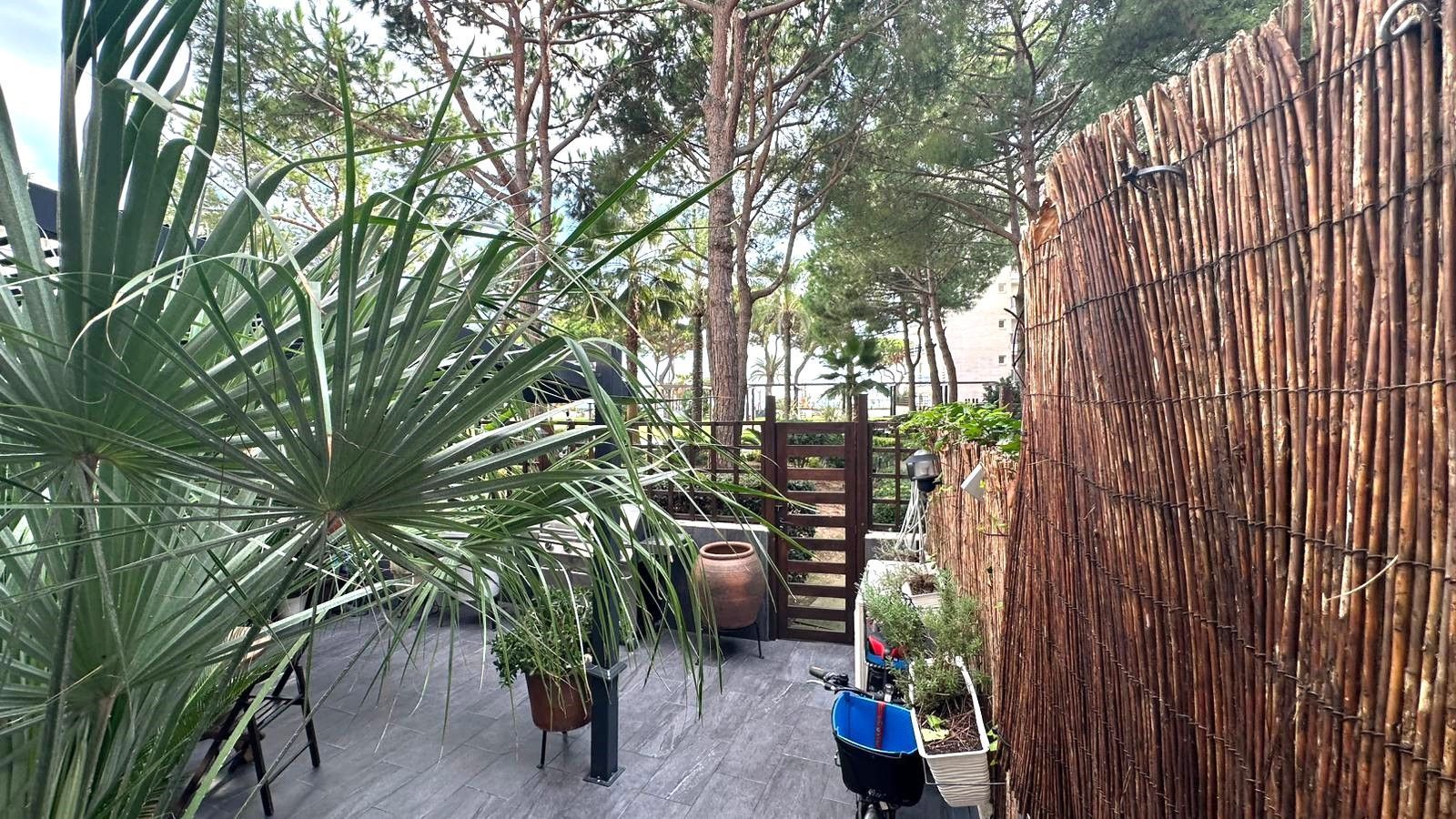 Terrace of Flat for sale in Blanes  with Air Conditioner, Heating and Private garden
