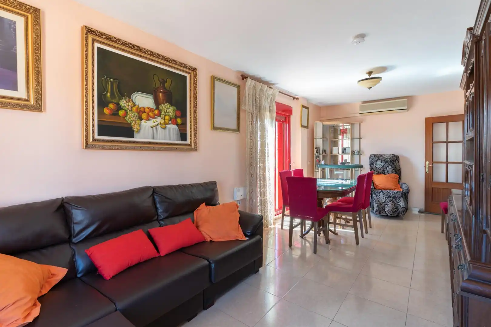 Sala de estar de Ático en venta en Roquetas de Mar con Aire acondicionado, Terraza y Trastero