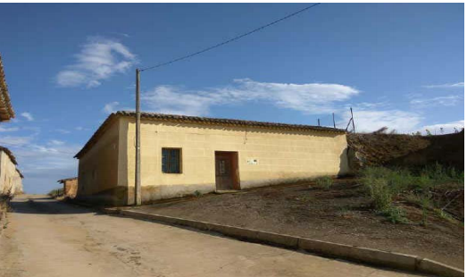 Vista exterior de Casa adosada en venda en Villamuriel de Campos