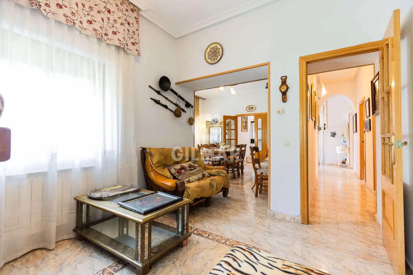 Living room of Houses for sale in Manzanares El Real  with Heating, Private garden and Swimming Pool