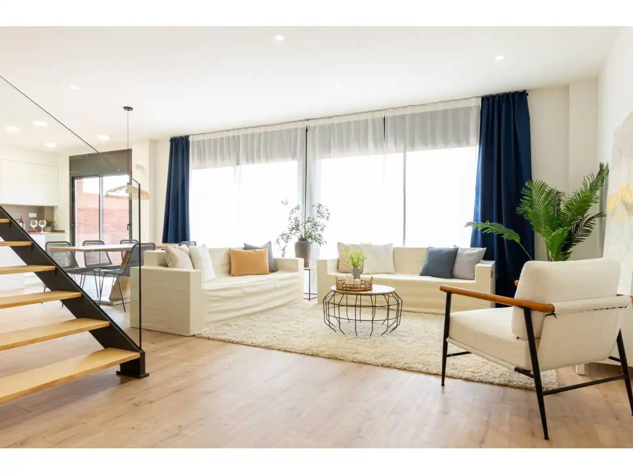 Sala de estar de Casa adosada en venta en Sant Fruitós de Bages con Aire acondicionado, Calefacción y Jardín privado