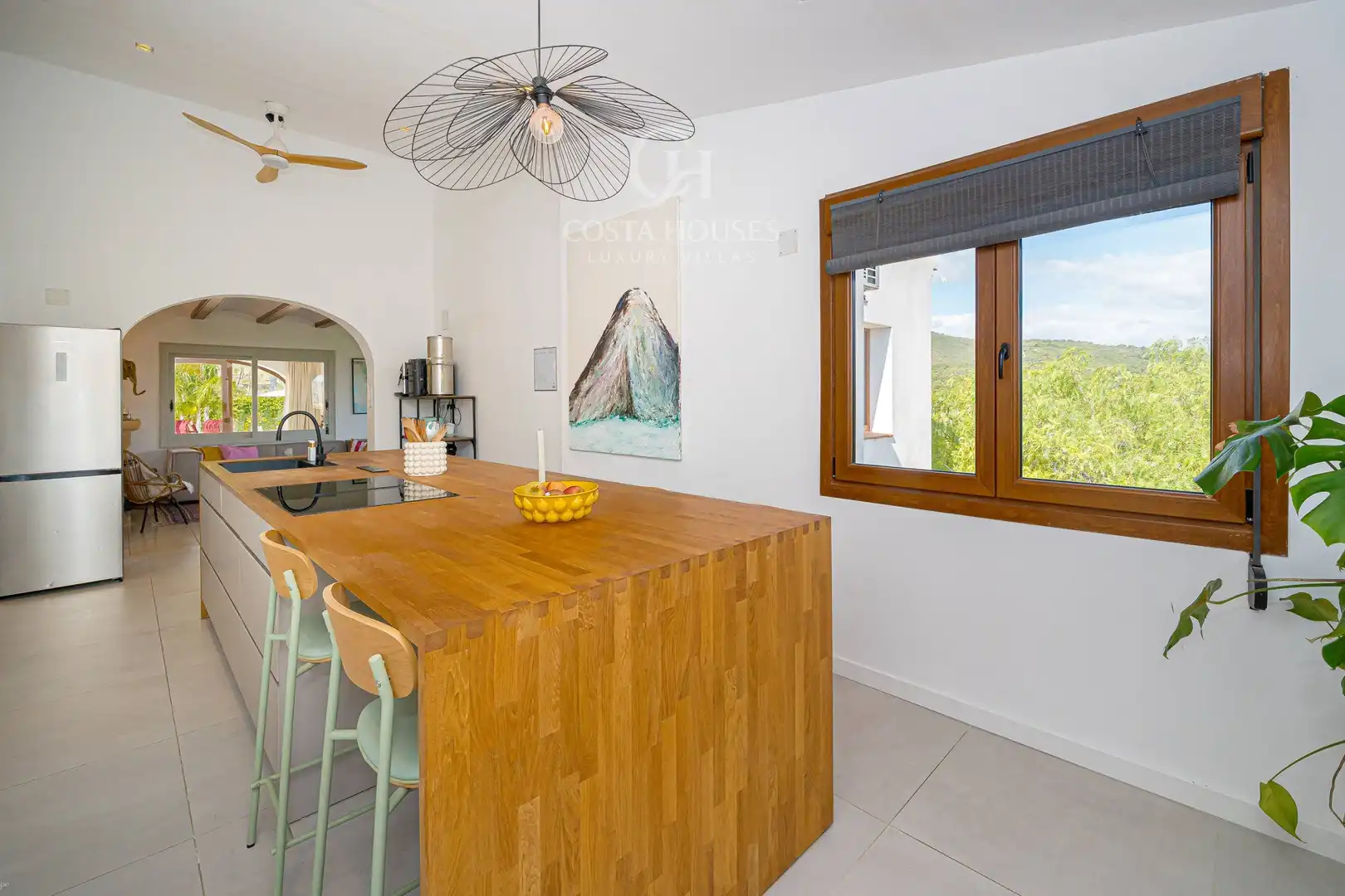 Cuina de Casa o xalet en venda en Jávea / Xàbia amb Aire condicionat, Jardí privat i Terrassa