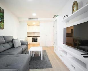 Living room of Flat to rent in  Madrid Capital  with Air Conditioner, Heating and Furnished