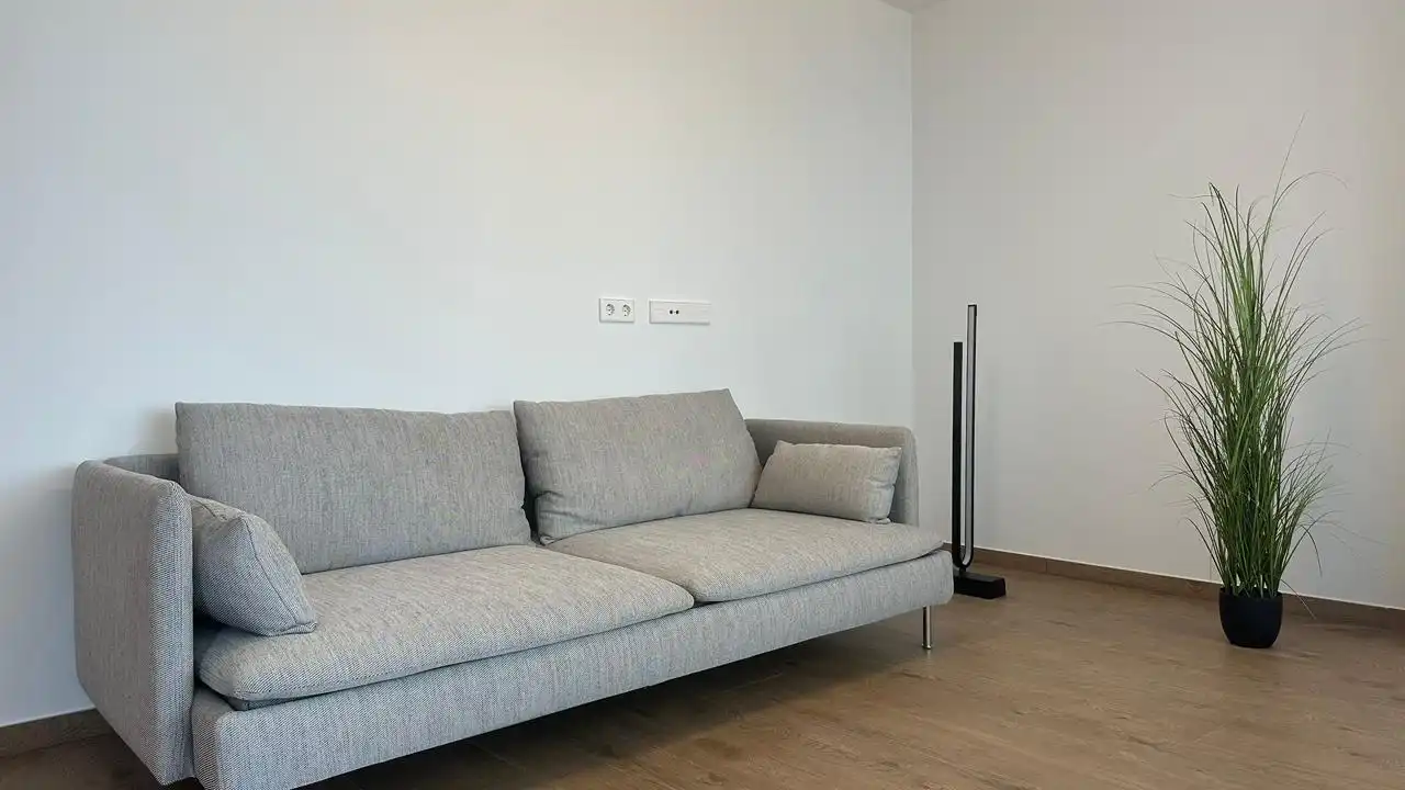 Sala de estar de Apartamento de alquiler en Villajoyosa / La Vila Joiosa con Aire acondicionado, Terraza y Amueblado