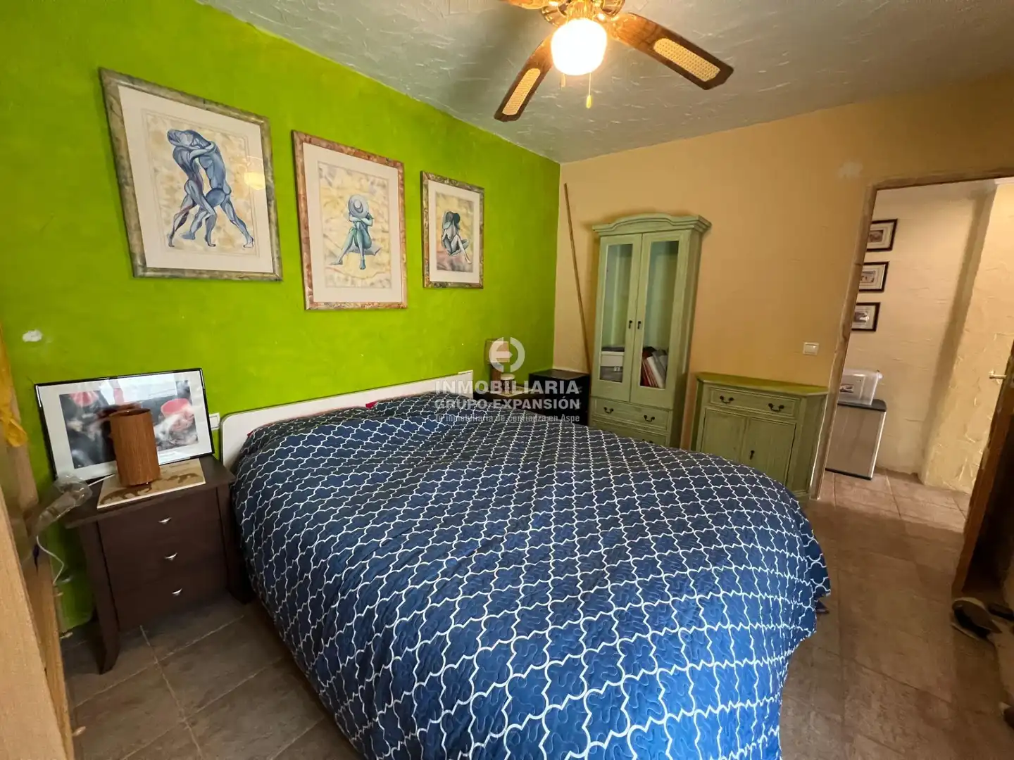 Bedroom of Flat for sale in Aspe  with Air Conditioner, Heating and Terrace